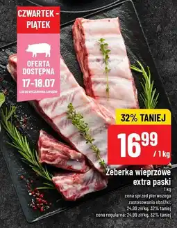 Polomarket Żeberka wieprzowe extra paski POLOmarket oferta