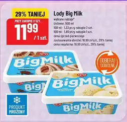 Polomarket Lody Big Milk Unilever oferta