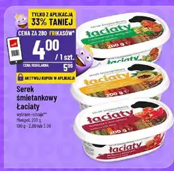 Polomarket Serek śmietankowy Łaciaty Mlekpol oferta