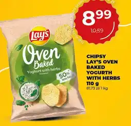 Duży Ben Chipsy Lay's Oven Baked Yogurth with herbs oferta
