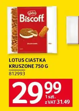 Selgros Lotus ciastka kruszone Biscoff oferta