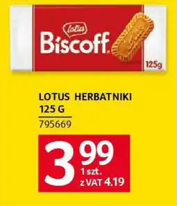 Selgros Lotus herbatniki Biscoff oferta
