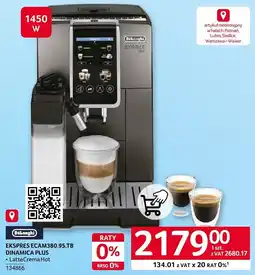 Selgros Ekspres do kawy DeLonghi ECAM380.95.TB DINAMICA PLUS oferta