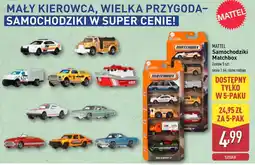 ALDI Samochodziki Mattel oferta