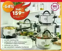 Biedronka Zestaw garnków MG Home oferta