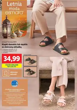 Lidl Klapki męskie Esmara oferta