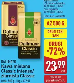 ALDI Kawa mielona Dallmayr oferta