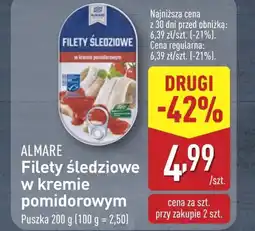 ALDI Filety śledziowe Almare oferta