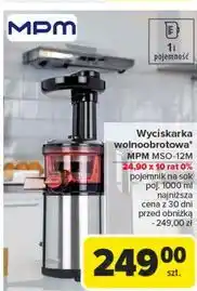 Carrefour Wyciskarka mso 12 Mpm Product oferta
