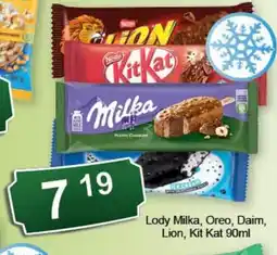 Eden Lody Milka, Oreo, Daim, Lion, Kit Kat oferta