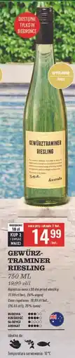 Biedronka Wino wytrawne Gewurztraminer oferta