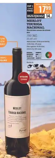 Biedronka Wino Tourigal Nacional Merlot oferta