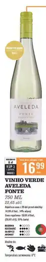Biedronka Wino Aveleda Fonte Winho Verde oferta