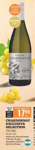 Biedronka Wino Exclusive Selection Chardonnay oferta