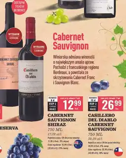 Biedronka Wino Casillero Del Diablo Cabernet Sauvignon oferta