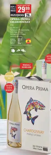Biedronka Wino Opera Prima Chardonnay oferta