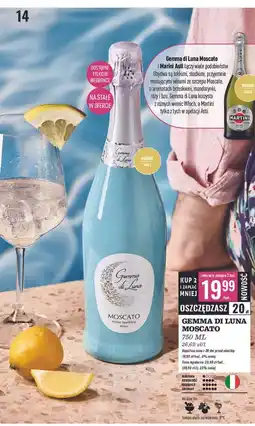 Biedronka Wino Gemma Di Luna Moscato oferta
