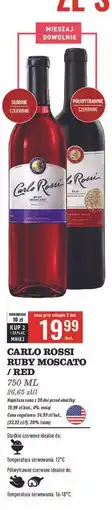 Biedronka Wino Carlo Rossi Red oferta