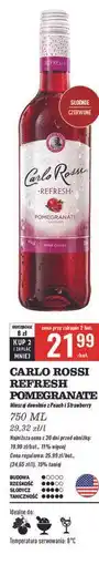 Biedronka Wino Carlo Rossi Refresh Strawberry oferta