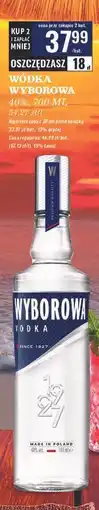 Biedronka Wódka Wyborowa Vodka oferta
