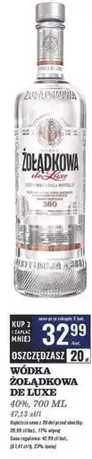Biedronka Wódka Żołądkowa Gorzka De Luxe oferta