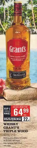 Biedronka Whisky Grant's Family Reserve oferta