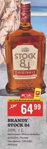 Biedronka Brandy Stock 84 oferta