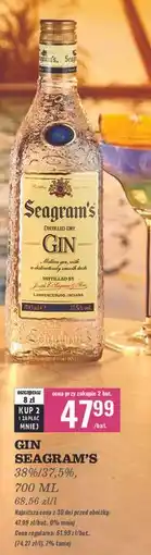 Biedronka Gin Seagram's Extra Dry oferta