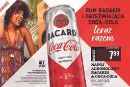 Biedronka Drink rum & coca-cola Bacardi oferta