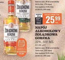 Biedronka Wódka Żołądkowa Gorzka Tradycyjna oferta