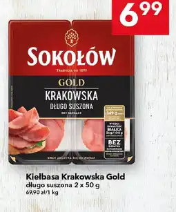 Lewiatan Kiełbasa Krakowska Gold długo suszona Sokołów oferta