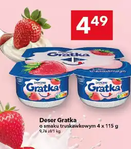Lewiatan Deser Gratka o smaku truskawkowym Danone oferta