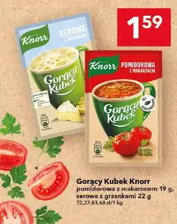 Lewiatan Zupa Gorący Kubek Knorr pomidorowa z makaronem oferta
