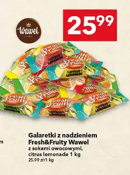 Lewiatan Cukierki Galaretki Fresh&Fruity Wawel z sokami owocowymi citrus lemonade oferta