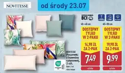 ALDI Poszewki z bawełny satynowej 40 x 80 cm Novitesse oferta