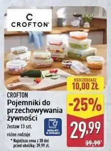 ALDI Pojemnikki na żywność Crofton oferta