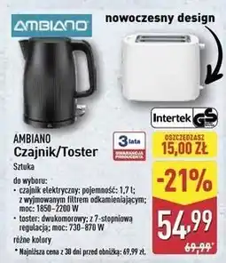 ALDI Toster 730-870 w Ambiano oferta