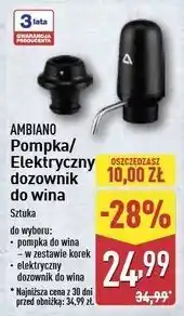 ALDI Dozownik do wina Ambiano oferta