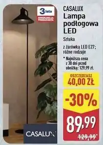 ALDI Lampa podłogowa led Casalux oferta