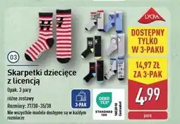 ALDI Skarpetki dziecięce oferta