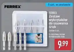 ALDI Zestaw do wykręcania śrub Ferrex oferta