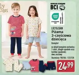 ALDI Piżama świecąca w ciemności 98/104-122/128 Lily & Dan oferta