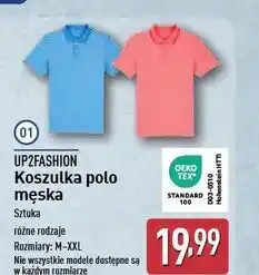 ALDI Koszulka polo męska m-xxl Up2Fashion oferta