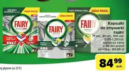 Carrefour Tabletki do zmywarki lemon Fairy All In 1 oferta