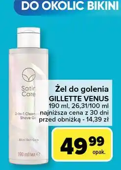 Carrefour Żel do golenia Gillette Venus Satin Care oferta