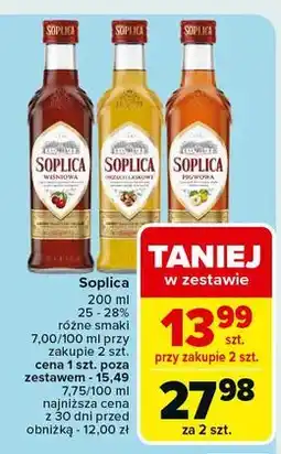 Carrefour Likier 28% Soplica Pigwowa oferta