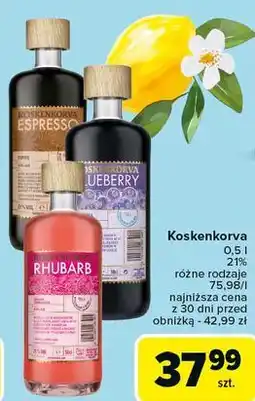 Carrefour Wódka Koskenkorva Espresso oferta