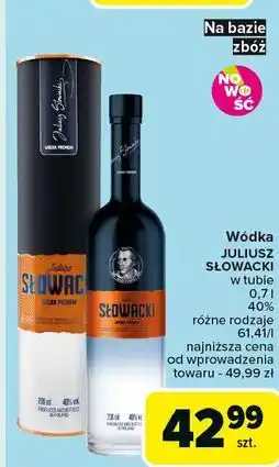 Carrefour Wódka karton Juliusz Słowacki oferta
