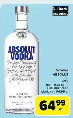 Carrefour Wódka Absolut Vodka oferta
