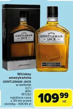 Carrefour Whiskey kartonik Jack Daniel's Gentleman oferta